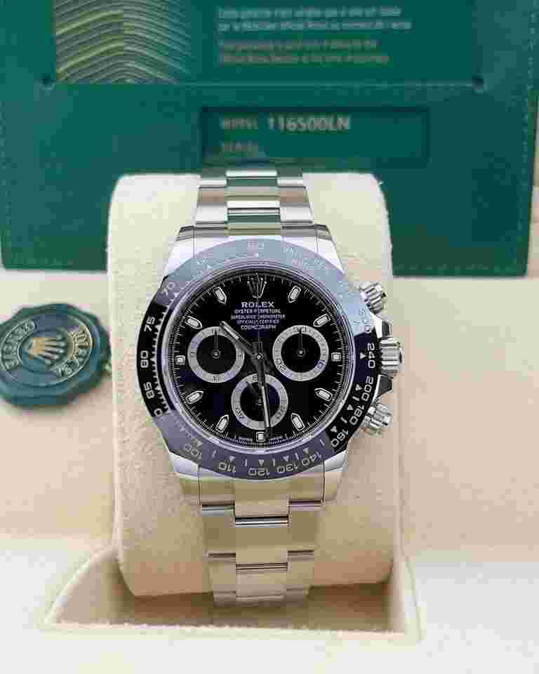 Rolex Daytona
In Stock UNWORN 2023 Daytona Black Dial 116500LN Oyster Bracelet