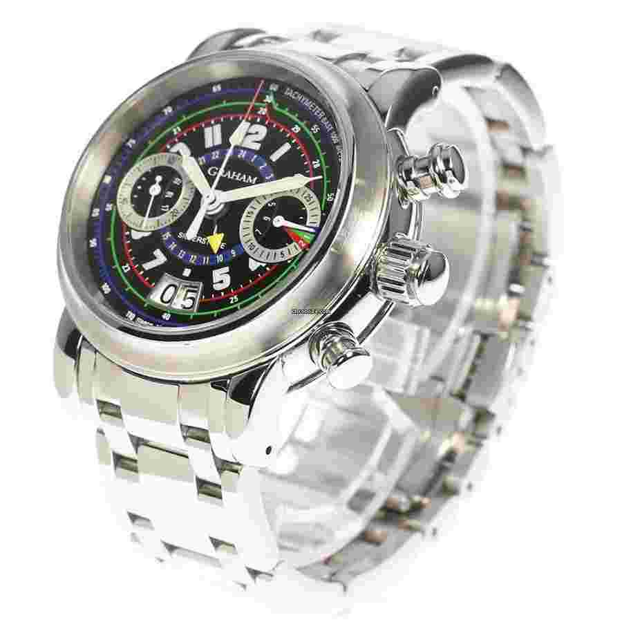 Graham Silverstone
Flyback Chronograph GMT 41mm Stainless Steel