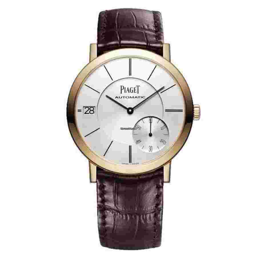 Piaget Altiplano
G0A38139 Rose Gold with Brown Leather Watch Silver Dial