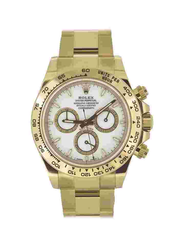 Rolex Daytona Cosmograph Daytona 40mm Yellow Gold Case White Golden Counter Rings Dial Yellow Gold Bracelet 126508 UNWORN - Warranty start: 2024