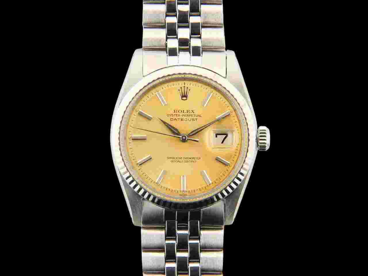 Rolex Datejust 36
ref. 1601 with gold-beige tropical dial from 1963