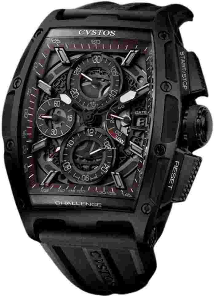 Cvstos Challenge
Chrono II 41×54 mm Black Steel / Black&Silver dial CV13002CHNCHAN0000CN001