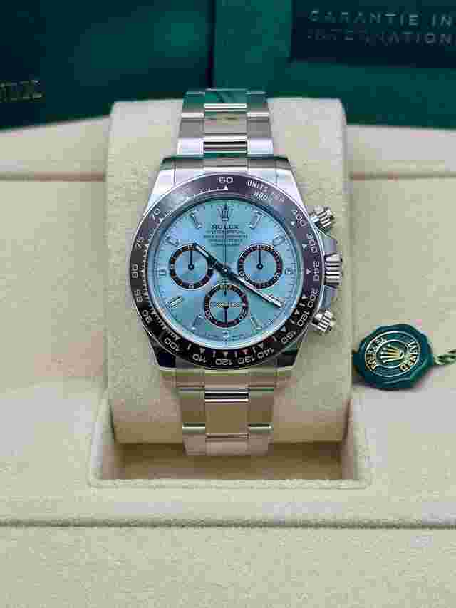 Rolex Daytona Platinum "Platona" Baguette Diamond Dial