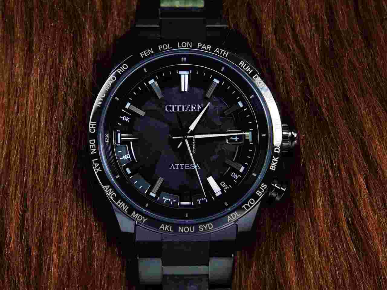 Citizen CB0285-63E Quartz Attesa Eco-Drive solar Super titanium radio limited men's watch