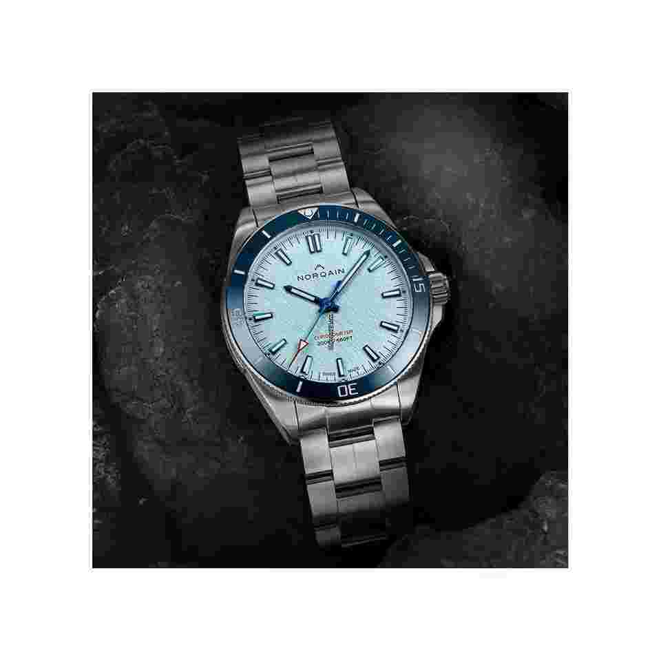 Norqain
Neverest Glacier 40mm Limited edition Ice Blue dial ref. NN1001SC2CA/IAGL109