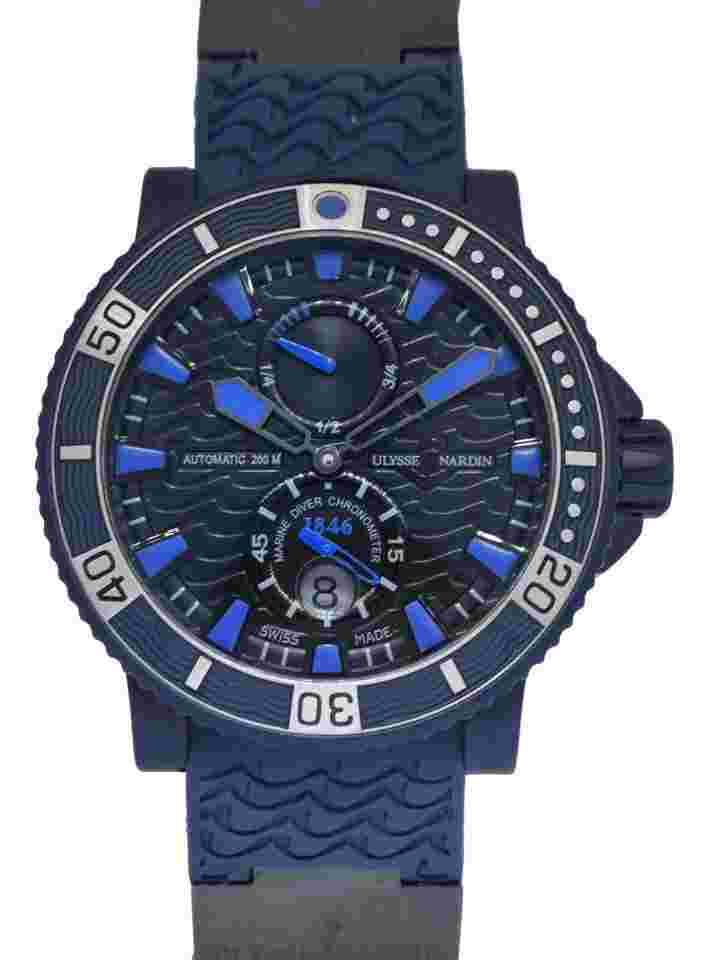 Ulysse Nardin Maxi Marine Diver
Blue Sea Steel/Rubber Mens Watch 263-97