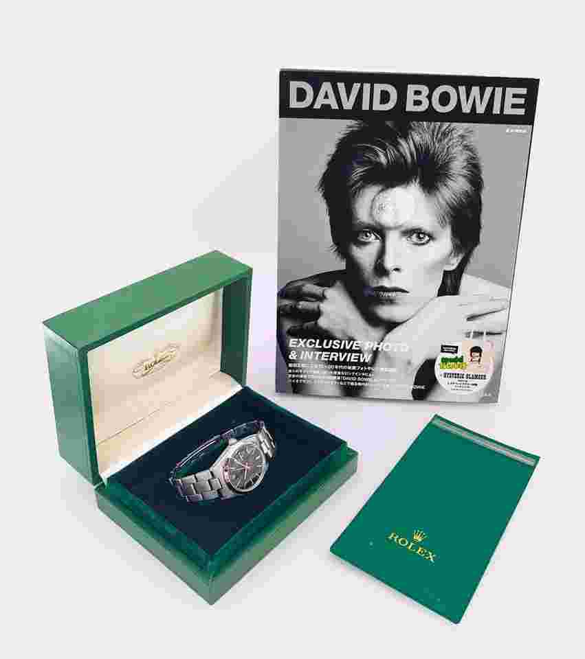 Rolex | One-of-a-Kind ROLEX | Jumbo Oyster "Hysteric Glamour" | High-Gloss Black Gilt Dial | Bowie Heros | 1950s