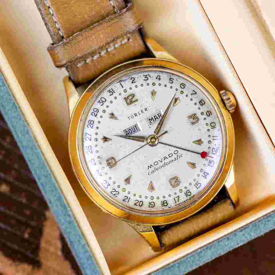 Movado Calendomatic Türler Full Set ref. 6215
