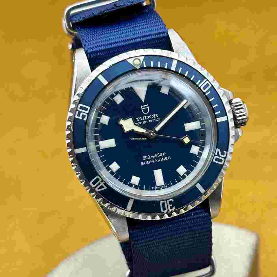Tudor Submariner
                           
                                 Snowflake ref 7016 From 1974 Military