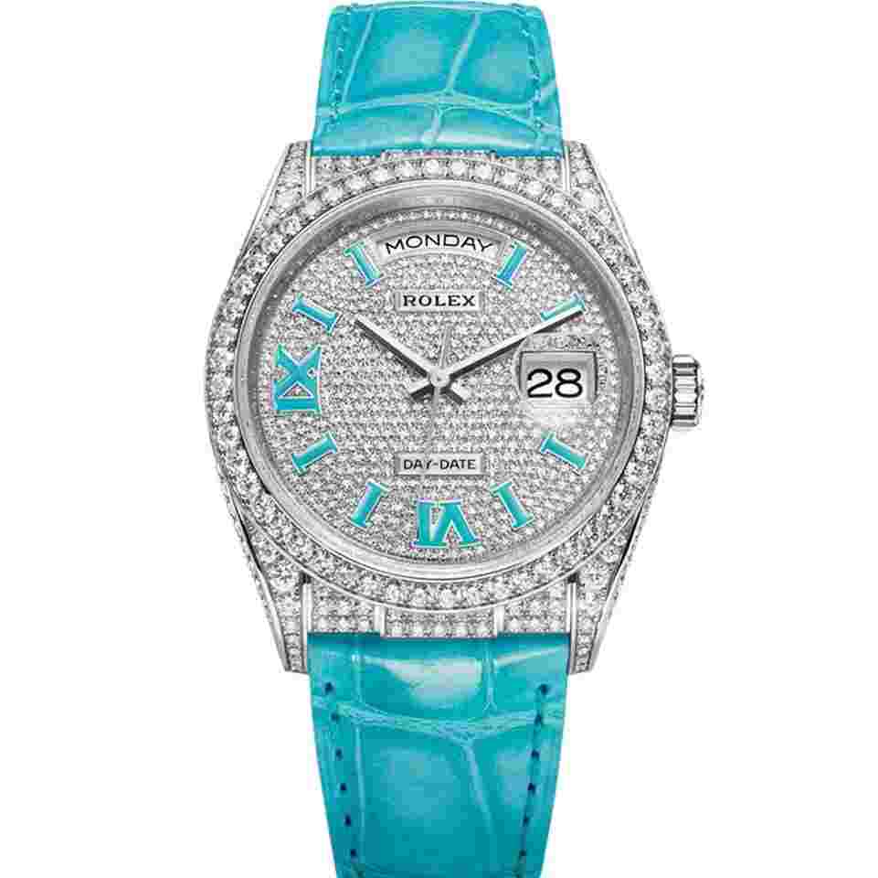 Rolex Day-Date 36
Oyster Perpetual Day-Date White Gold Diamond 36mm
