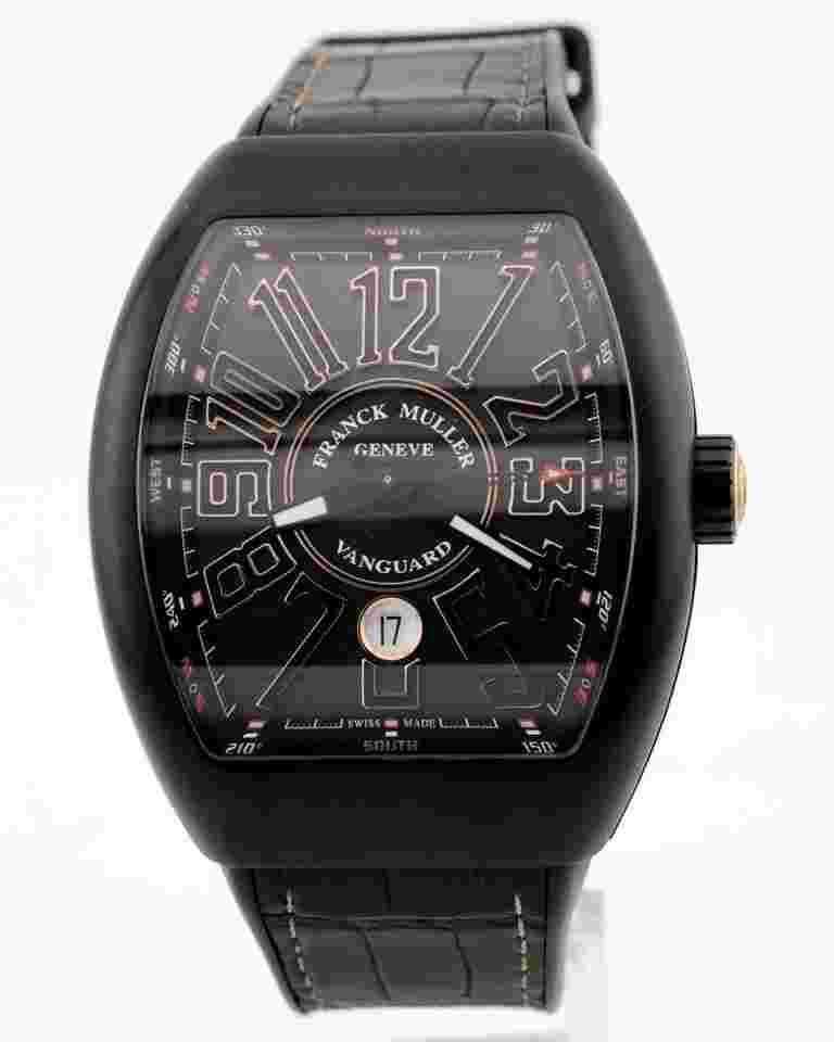 Franck Muller Vanguard
Black DLC with gold accents
