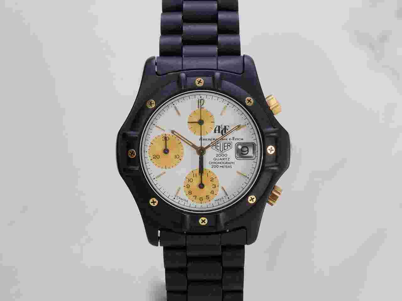Heuer
253.006-1 Chronograph - Abercrombie & fitch Double signed dial