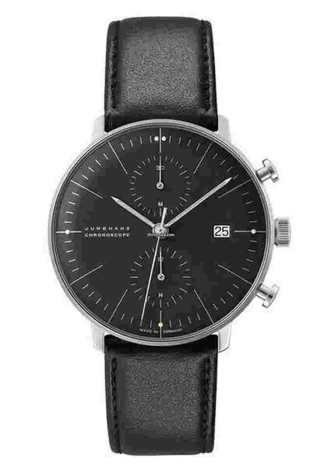 Junghans max bill Chronoscope
Black Dial 27/4601.02
