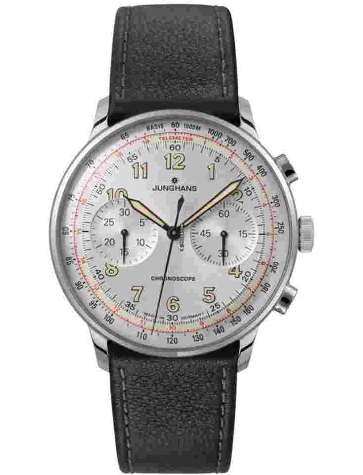 Junghans Meister Telemeter
40.8mm White Dial Leather Strap Watch 27/3380.02