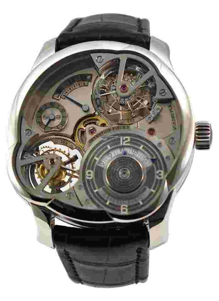 Greubel Forsey
IP2 in Platinum Piece Unique on Black Crocodile Strap - Factory Serviced in 2020. Two Year Warranty