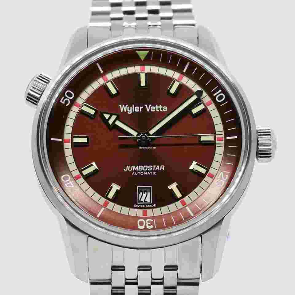 Wyler Vetta
                           
                                 Jumbostar Solo Tempo Automatico 40mm WV0415 NUOVO