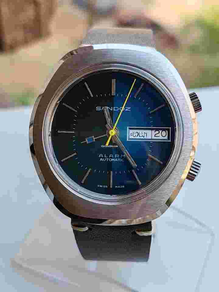 Sandoz
Alarm Automatic Rare Blue Dial