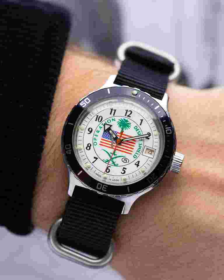 Vostok
Desert Shield Amphibia Vintage Soviet watch from 1980's