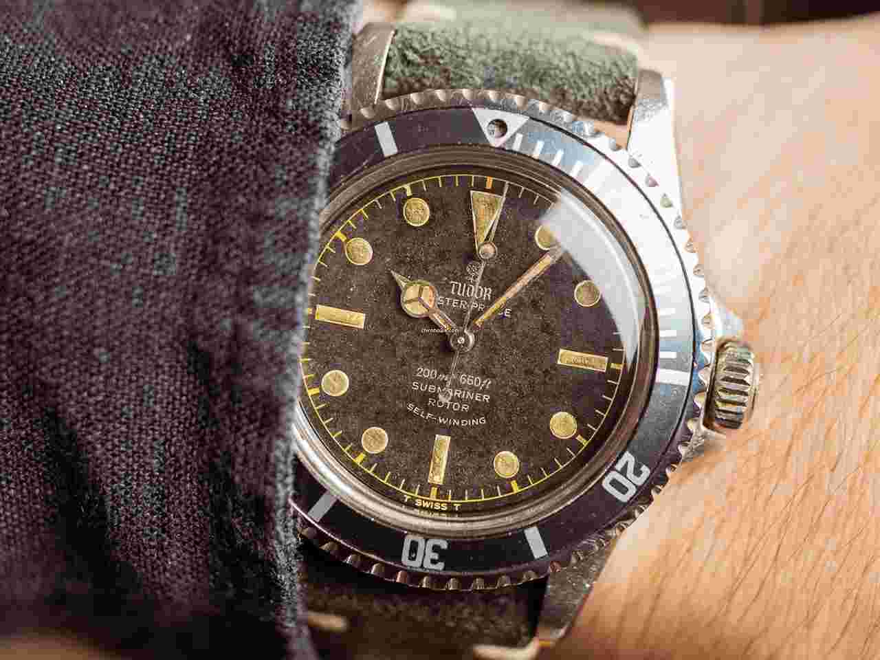 Tudor Submariner
                           
                                 Vintage SUBMARINER Ref-7928 IDF Forces Steel Bj-1962