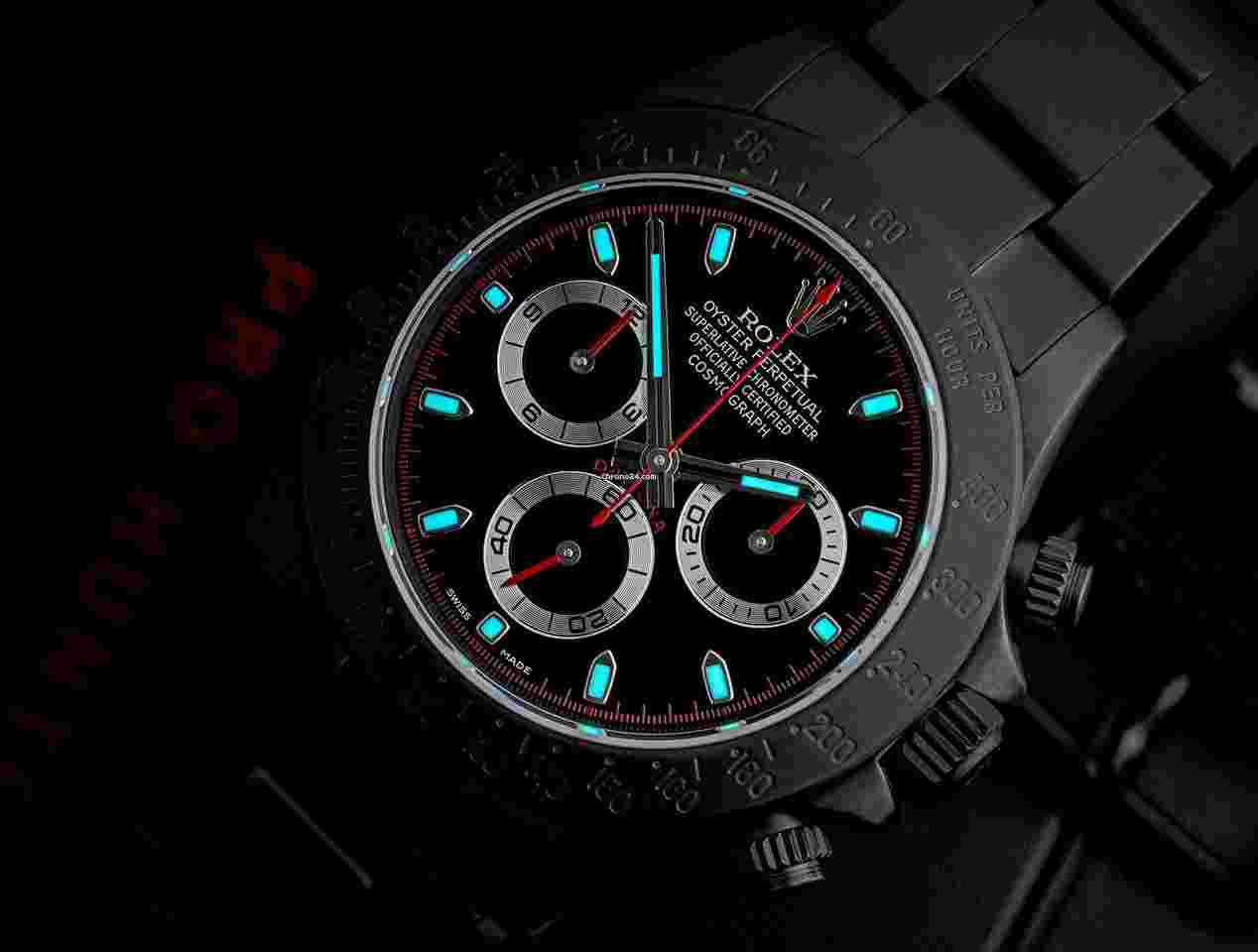 Pro-Hunter
Daytona Stealth 'Red' 116520 - Limited Edition - Chromalight - 5 Year Warranty