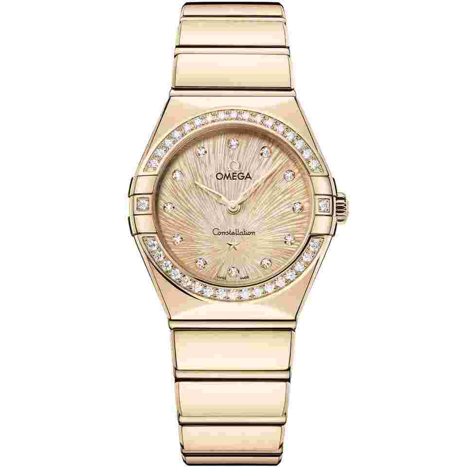 Omega Constellation
2025 New Constellation Yellow Dial Moonshine gold 28 mm