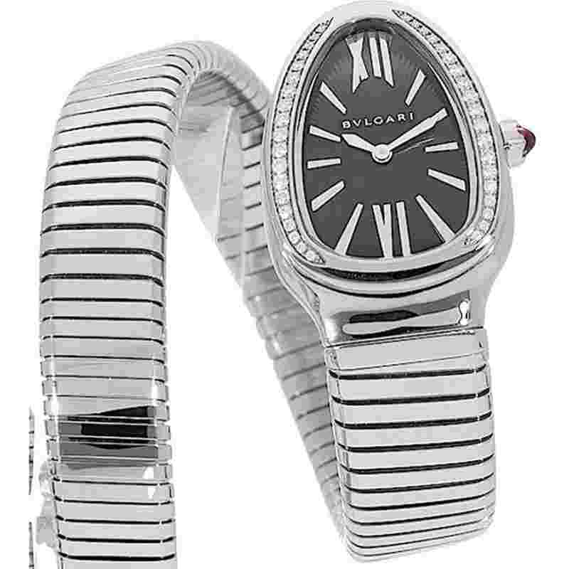 Bulgari Serpenti
Tubogas 35 mm Steel & Diamonds Ladies Watch 103433