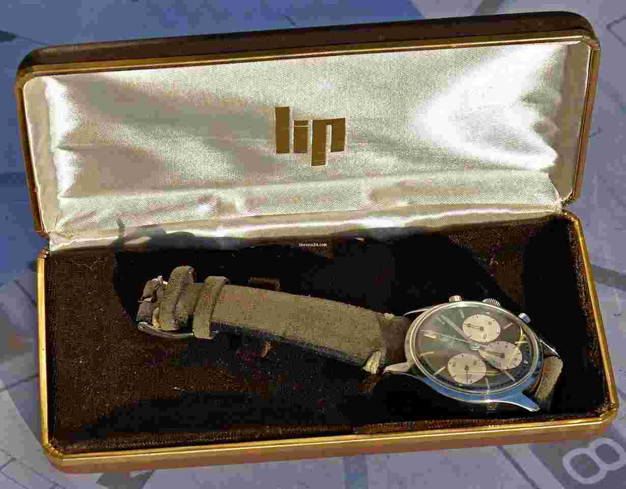 Lip
Genève Breitling 765 Nos Lip Chronograph 1960 Still New Never Worn With Box