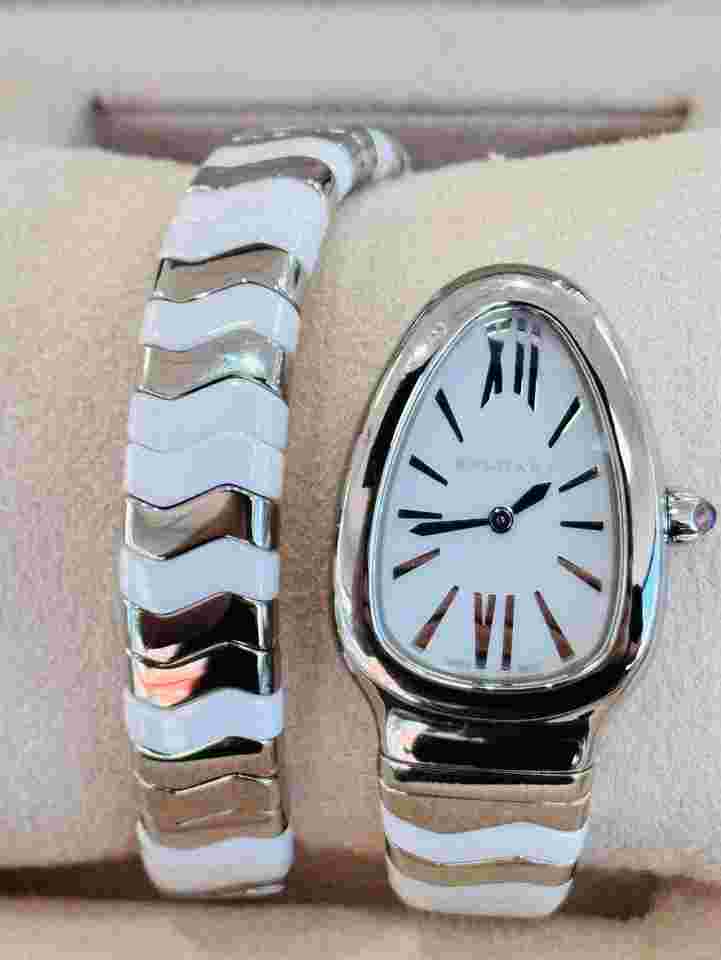 Bulgari Serpenti
Tubogas White Ceramic 102182 SP35WSWCS.1T BOX/PAPERS
