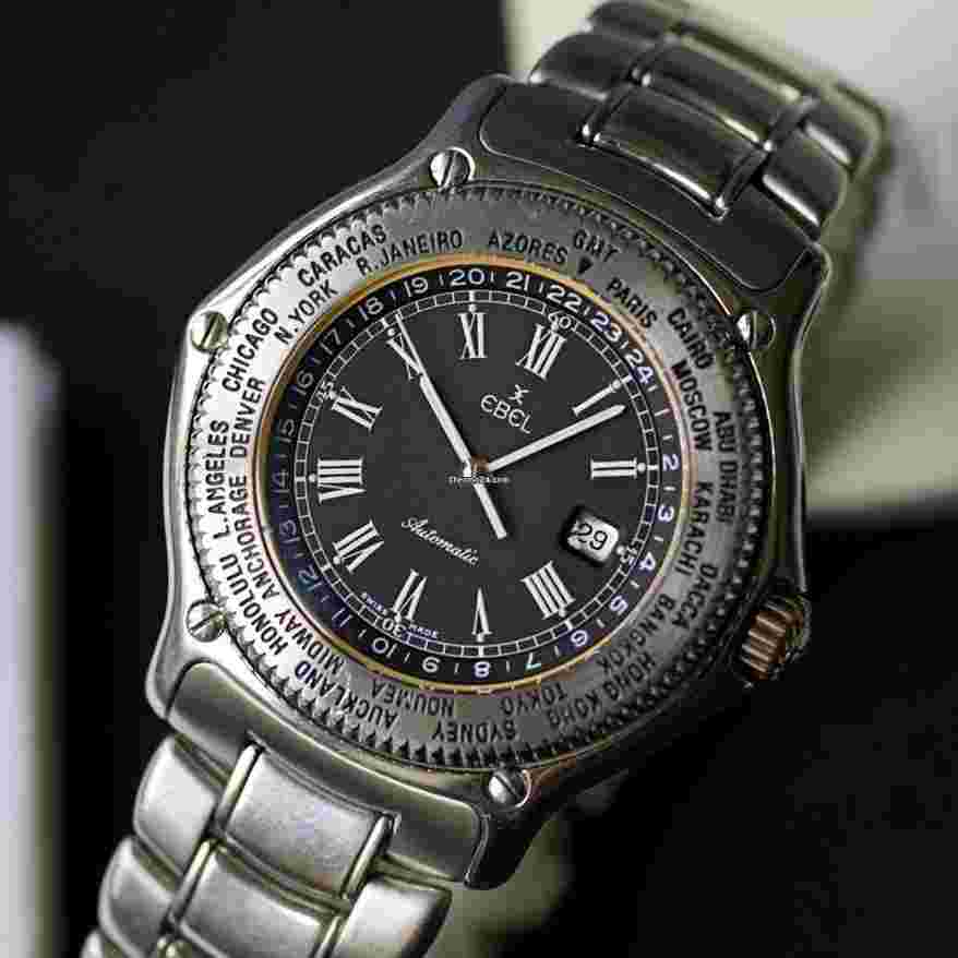 Ebel Voyager
World Time - Full set 1989 - Stainless Steel
