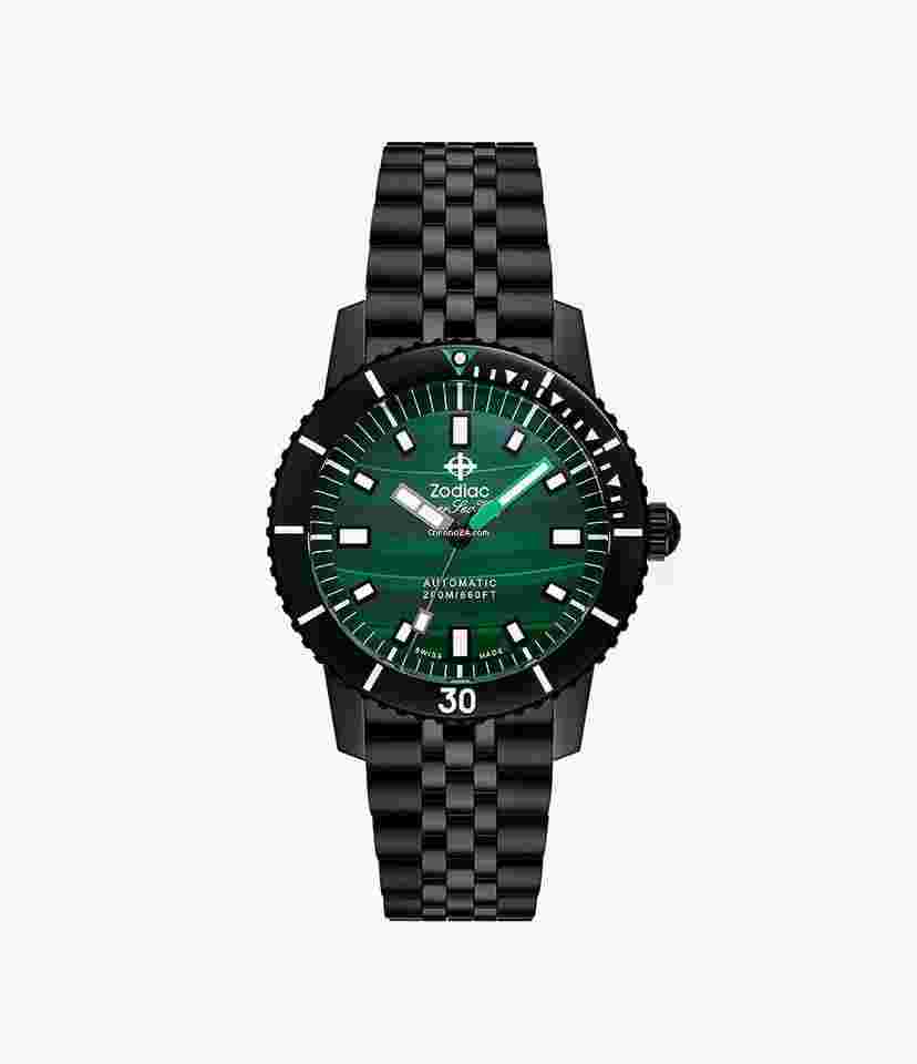 Zodiac
ZO9314 Compression Diver Black PVD Steel 40 mm Automatic Men's Watch