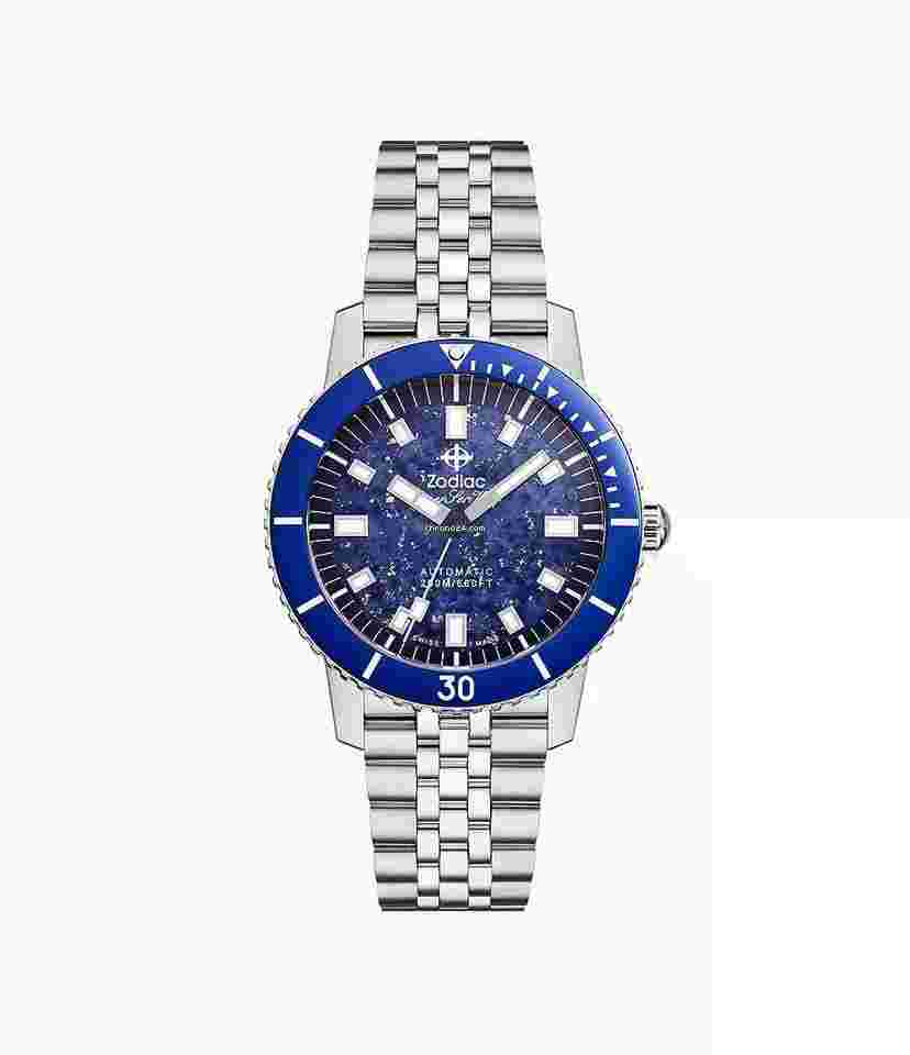 Zodiac
ZO9312 Compression Diver Blue Lapis Steel 40 mm Automatic Men's Watch