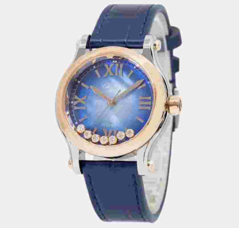 Chopard Happy Sport
Diamonds Rose Gold Automatic Blue 36 mm 278578-6003