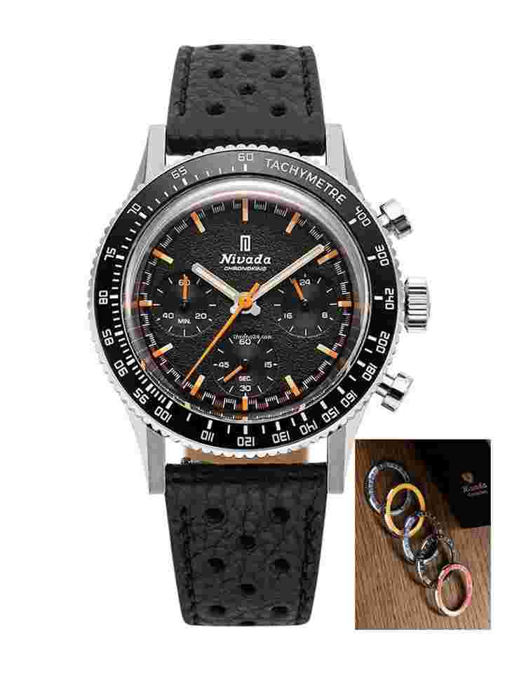 Nivada
Chronoking Mecaquartz Tachymeter Interchangeable Bezel Kit