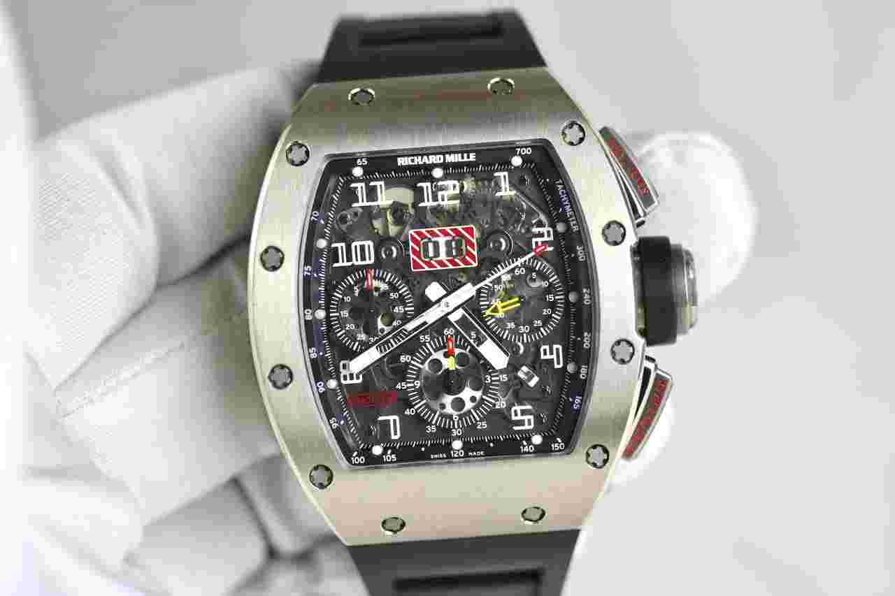 Richard Mille RM 011
2009 Richard Mille Rm 011 Felipe Massa White Gold Titanium with Box & Papers