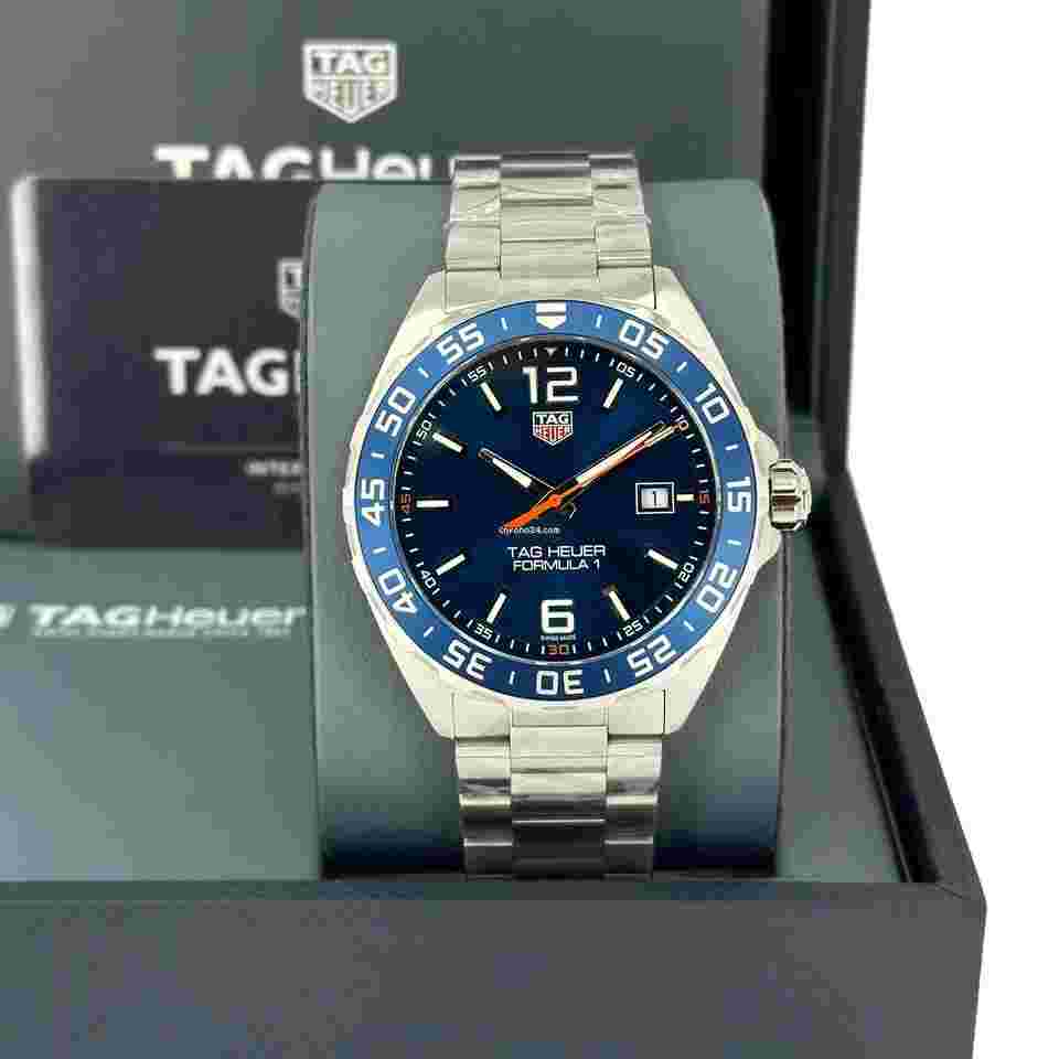 TAG Heuer Formula 1 Quartz
Unworn 2024 Formula 1 Date Steel 43 mm Quartz Ref# WAZ1010.BA0842 box and papers