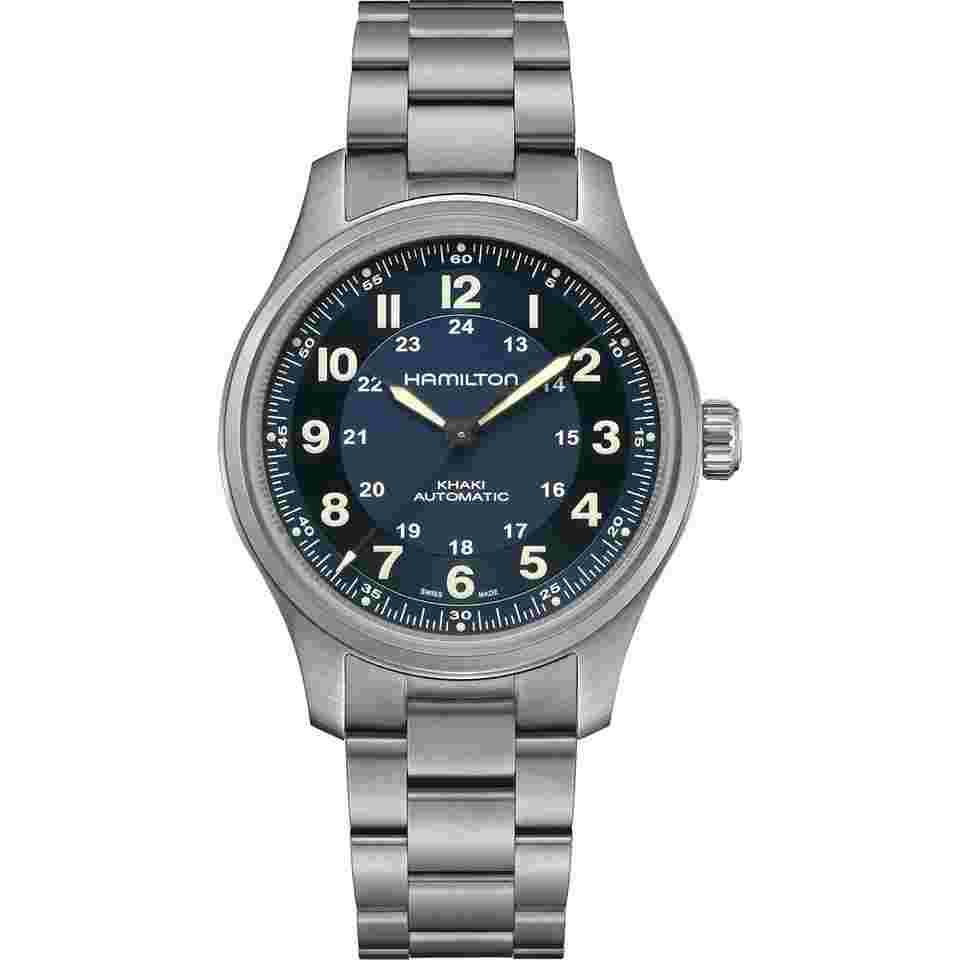 Hamilton Khaki Field Titanium
Auto 42mm automatic men's watch H70545140 sapphire crystal