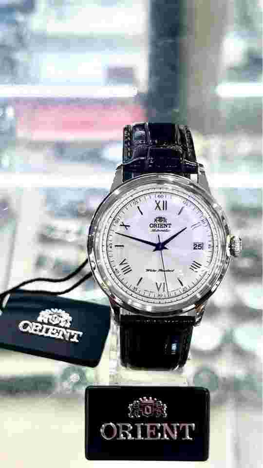 Orient Bambino
Classic Automatic FAC00009W white dial 40.5mm leather strap Orient automat