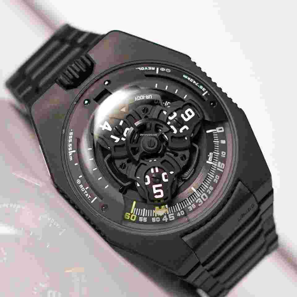 Urwerk
UR-100V Full Black Titanium Jacket