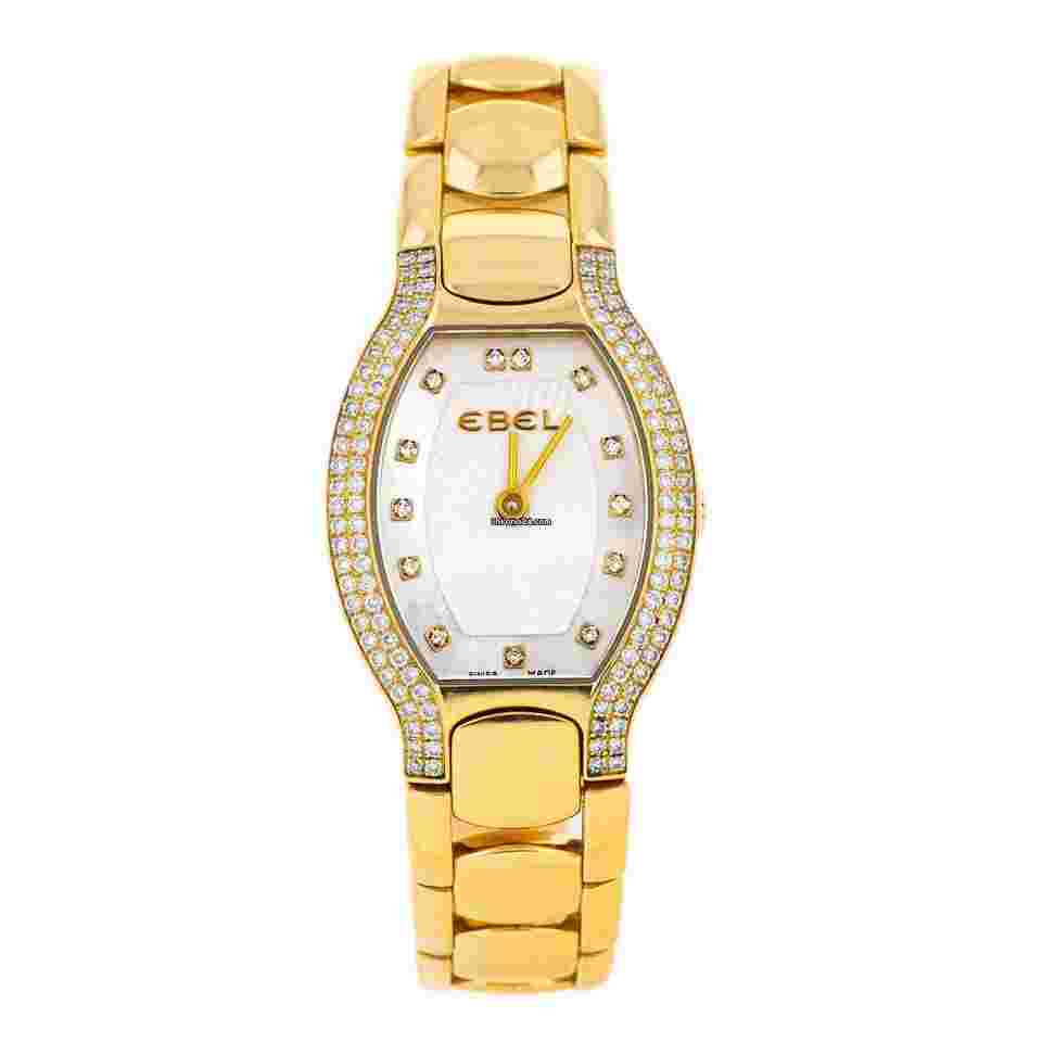 Ebel Beluga
Tonneau Yellow Gold Silver Dial 14mm E8656G28-30