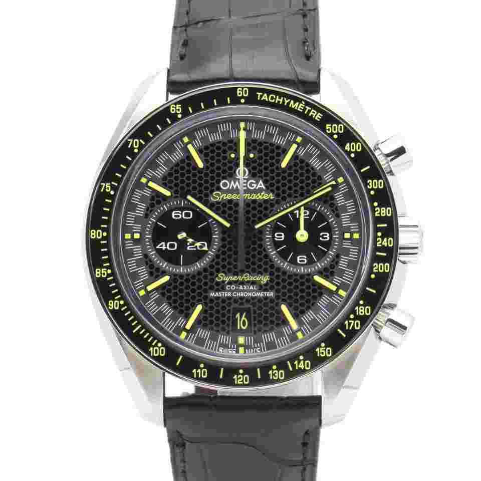 Omega
Super Racing Wrist Watch 329.30.44.51.01.003 Croco Automatic SS leather mens