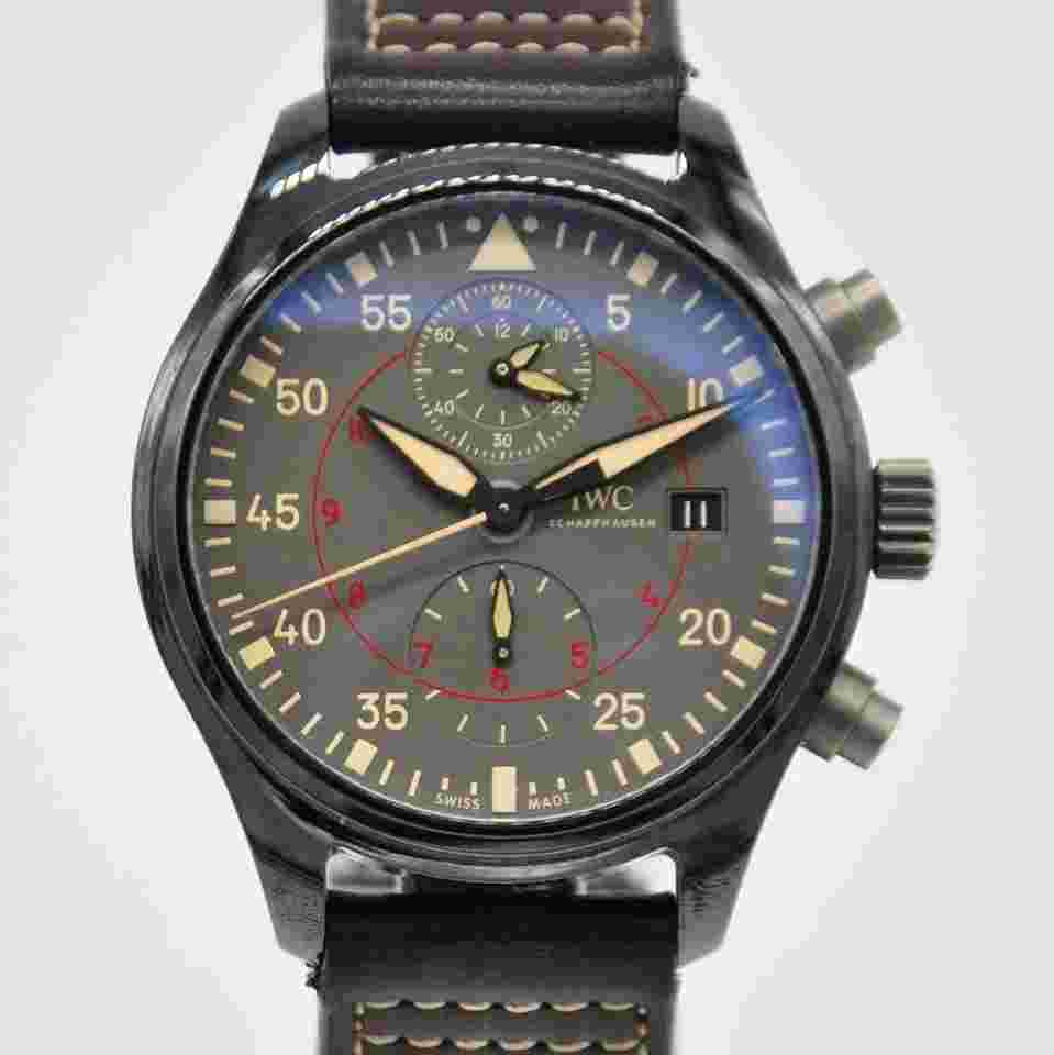 IWC Pilot Chronograph Top Gun Miramar
Ceramic 44mm IW389002 Leather Automatic