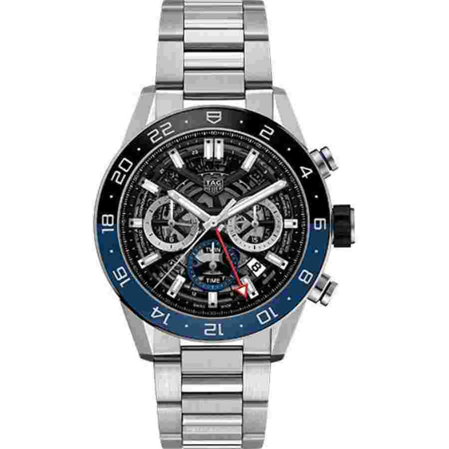 TAG Heuer Carrera
Automatic Chronograph GMT 45 mm Case CBG2A1Z.BA0658 Steel Bracelet Watch 2024