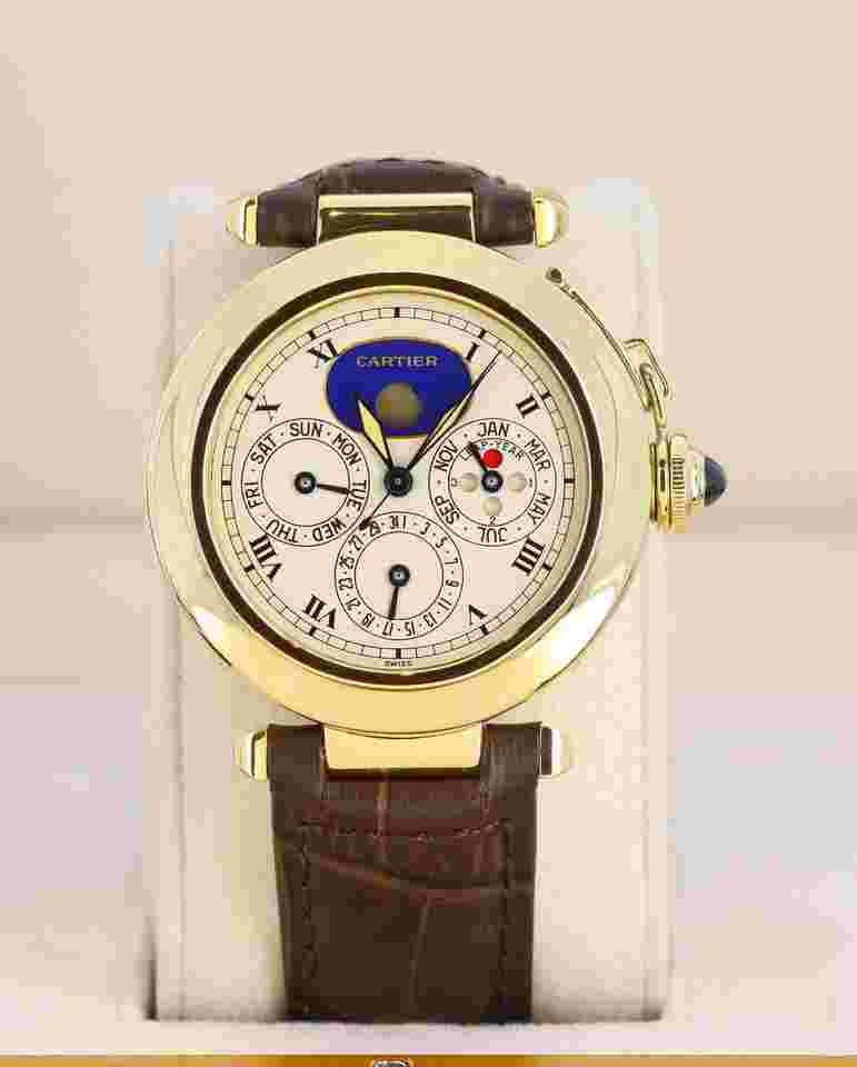 Cartier Pasha
de Cartier Gold Perpetual Calendar Moonphase Paris Boutique 30003 Special Edition