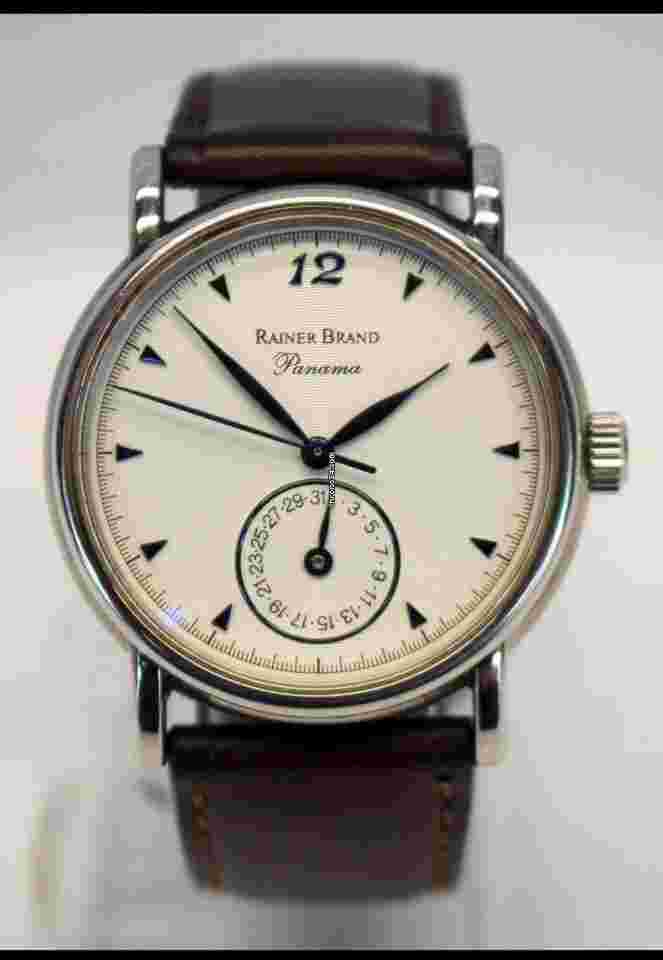 Rainer Brand
PANAMA Automatic SUBDIAL Watch 36mm REF WMRB 11 Leather Strap