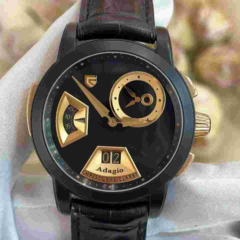 Christophe Claret Limited edition of 8 rose gold and ceramic watch Minute Repeater