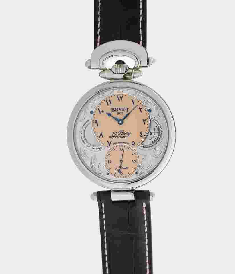 Bovet
19 Thirty Fleurier Salmon Arabic Dial