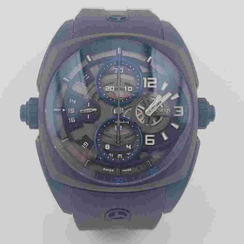 Cyrus
Klepcys Chronograph Skeleton Dark & Blue