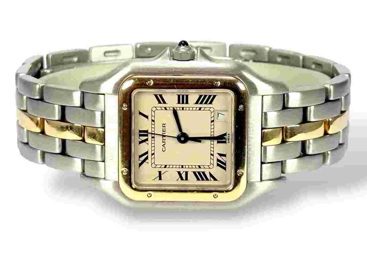 Cartier Panthère
183949 - Panthere - 1 Row - Mid Size - Steel and Yellow Gold - Boxed