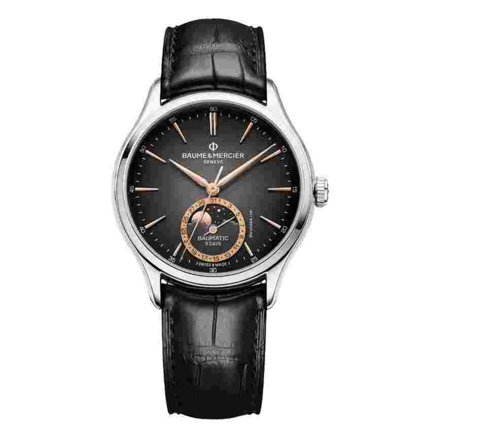 Baume & Mercier Clifton
Automatic Watch Black Dial Moon-Phase Date 39mm NEW UNWORN