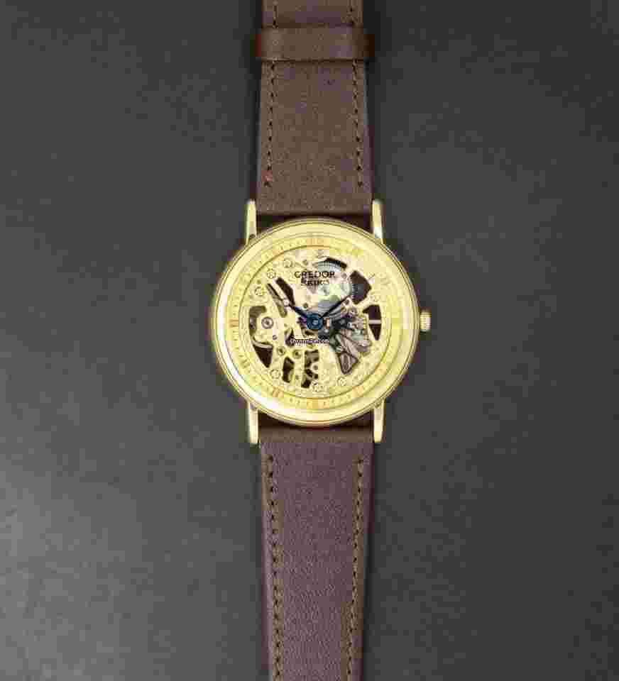 Seiko Credor
the first skeleton model Signo skeleton